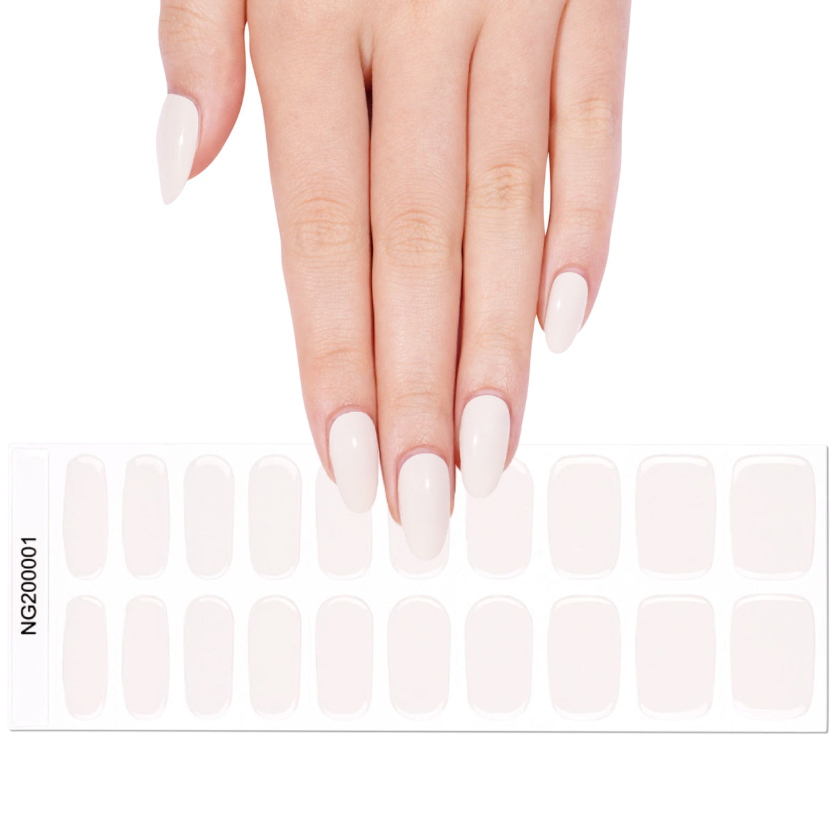 Maniküre mit Gel-Stripes - Pure White 🤍