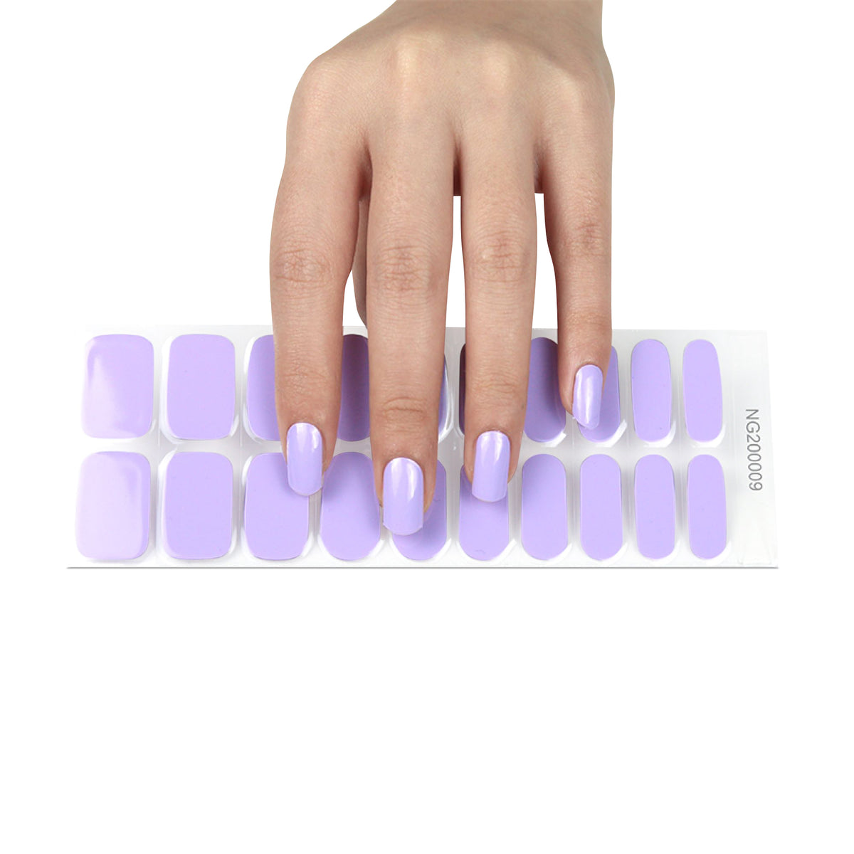 Maniküre mit Gel-Stripes - Patell Lila 💜