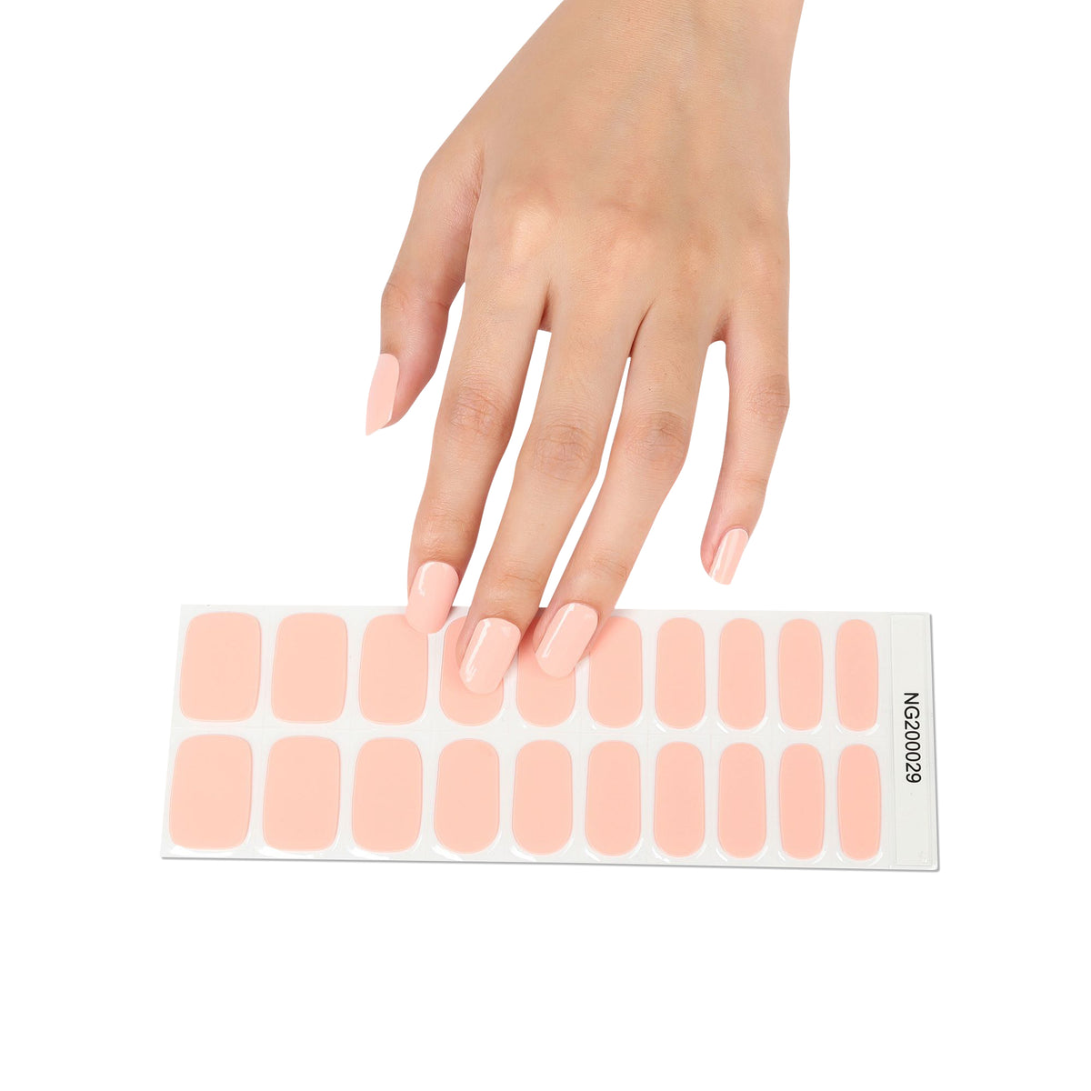 Maniküre mit Gel-Stripes - Pastell Peach 🍑