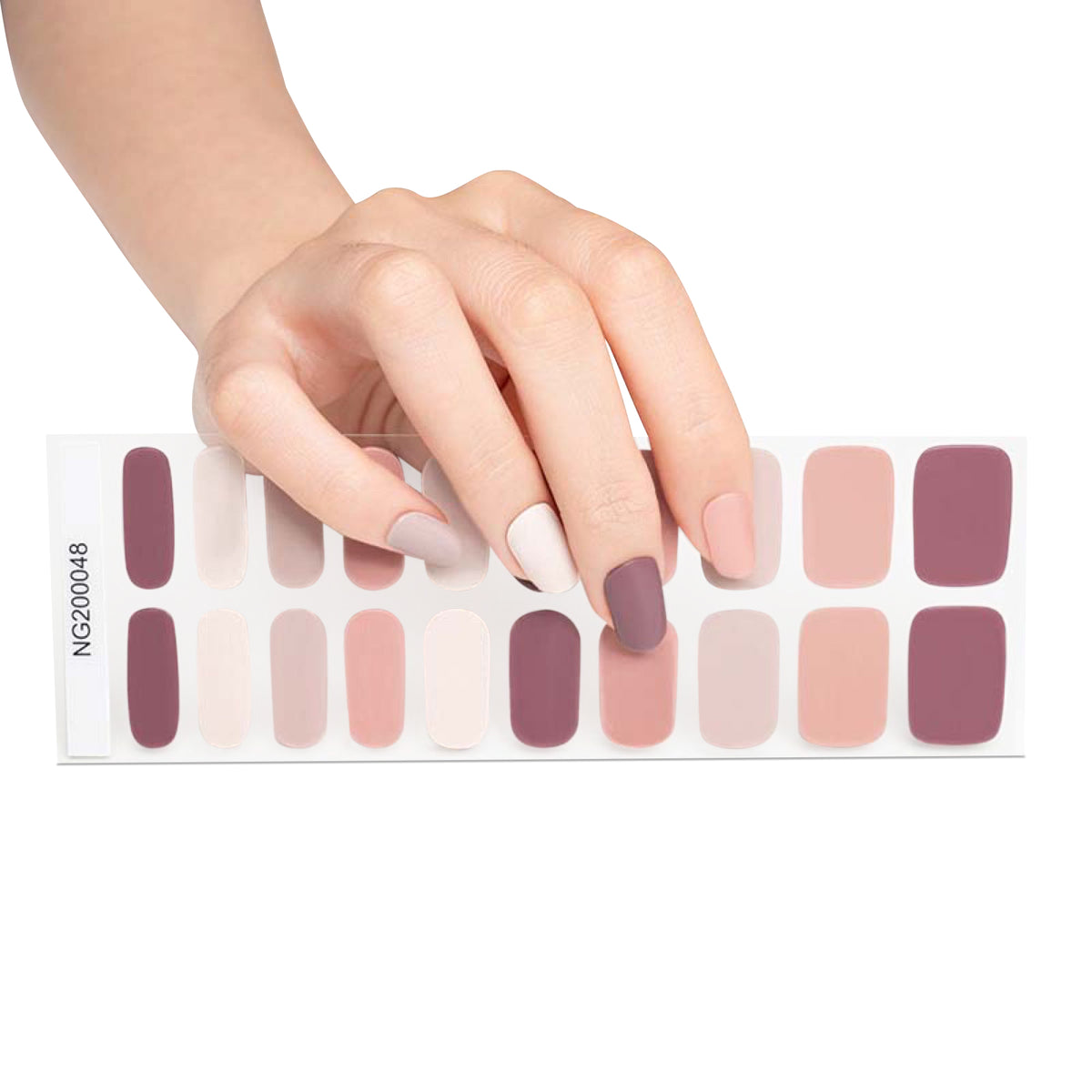 Maniküre mit Gel-Stripes - Rosé Harmonie 💗