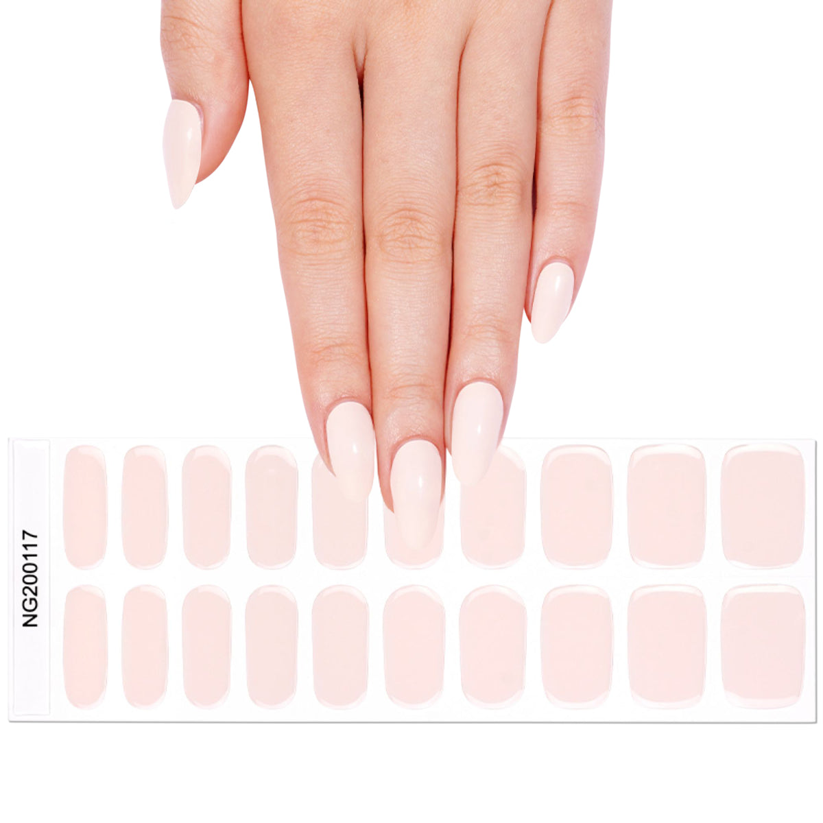 Maniküre mit Gel-Stripes - Soft Rosé Weiss 🤍