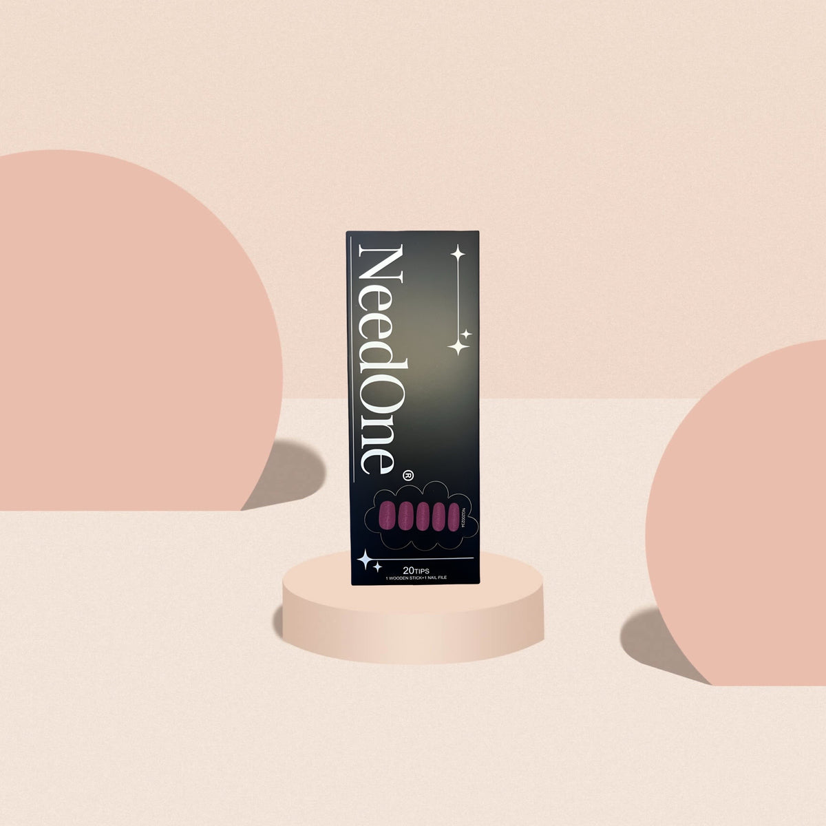 Maniküre mit Gel-Stripes - Bodeaux Glitzer Glanz ❤️