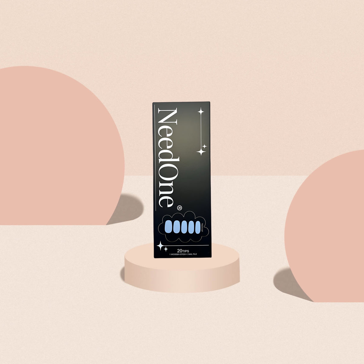 Maniküre mit Gel-Stripes - Himmel Blau 💙