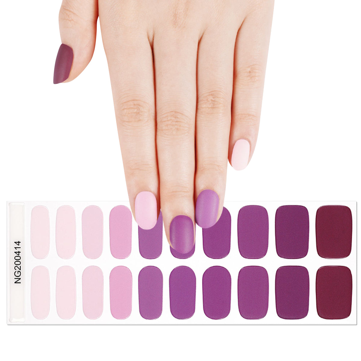 Maniküre mit Gel-Stripes - Violett Harmonie 💜