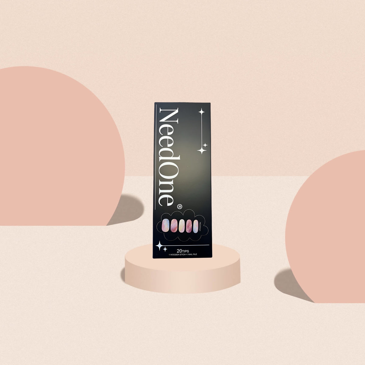 Maniküre mit Gel-Stripes - Golden Marmor Rosé 💛