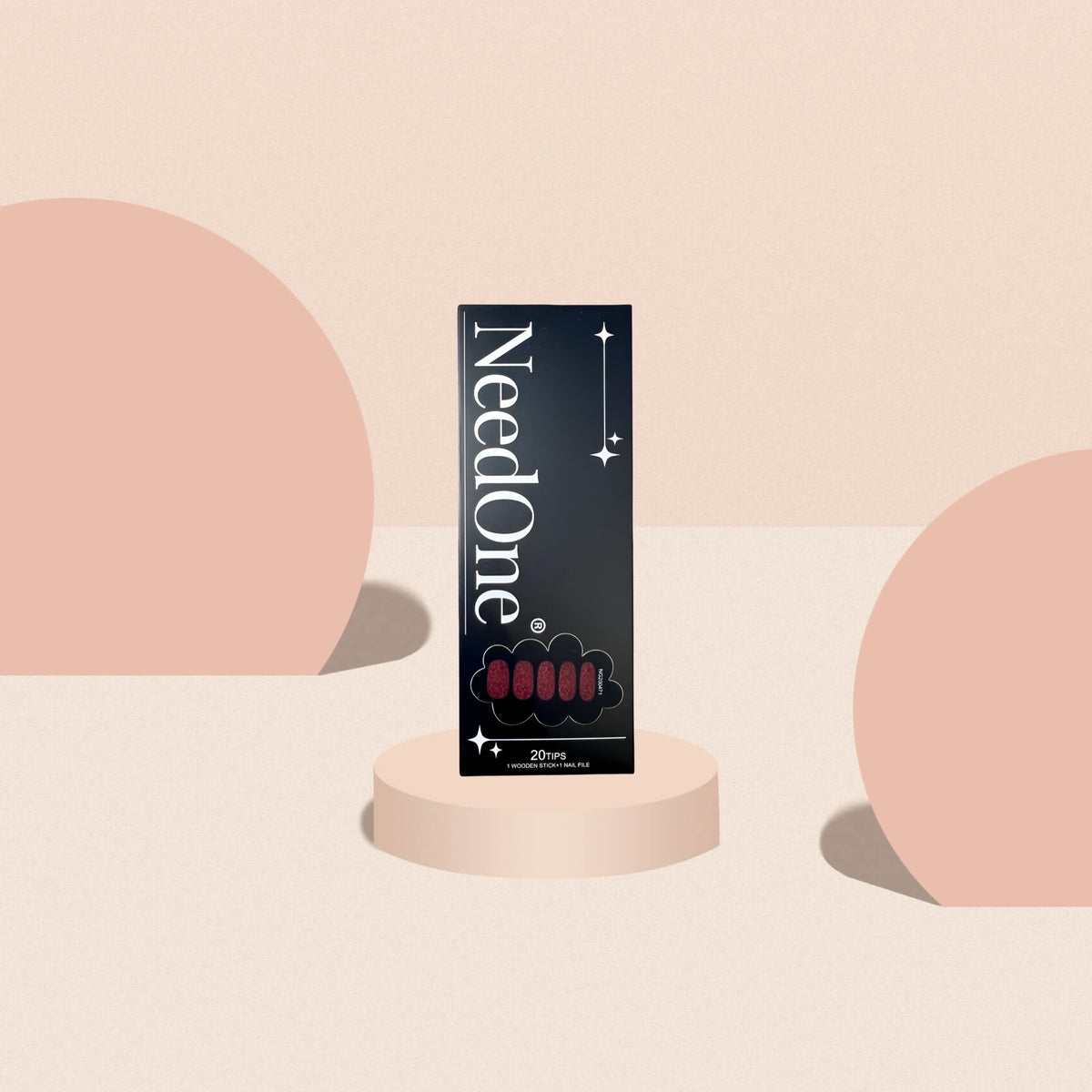 Maniküre mit Gel-Stripes - Glitzer Rot ❣️